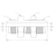 World Wide Fittings JIC Bulkhead Union Stainless Steel With Locknut 2700X12X12SSLN - alternate 1